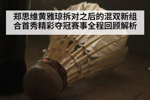 郑思维黄雅琼拆对之后的混双新组合首秀精彩夺冠赛事全程回顾解析